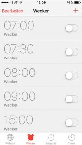 Am iphone mp3 als Wecker Ton in iOS