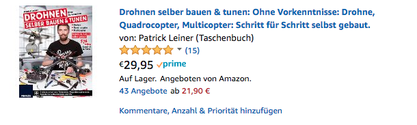 drohne selber bauen und tunen buch geek geschenk