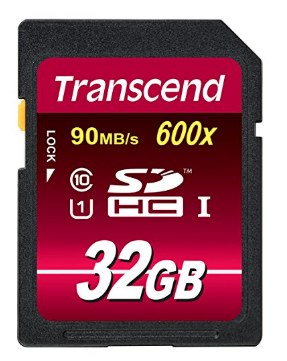 transcend 32 GB class 10 SD Speicherkarte