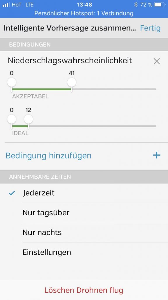lost in drones - wetter app - drohnen fliegen - Weather underground 1