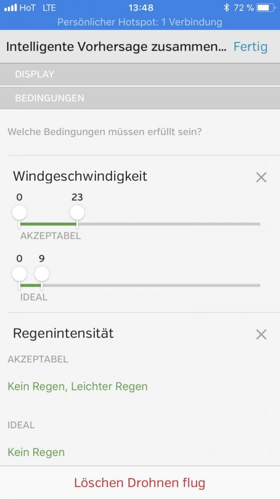 lost in drones - wetter app - drohnen fliegen - Weather underground 1