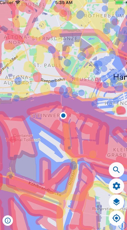 map2fly app karte drohnen flug in deutschland K