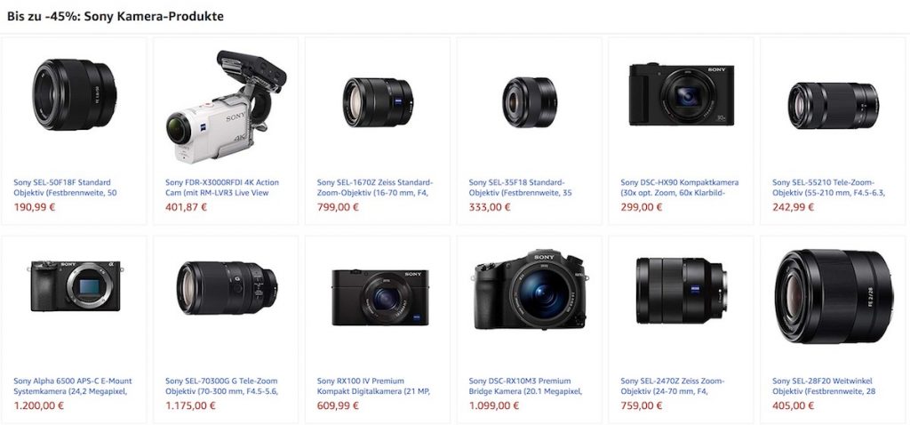 sony prime day amazon angebote schnäppchen deals 2019