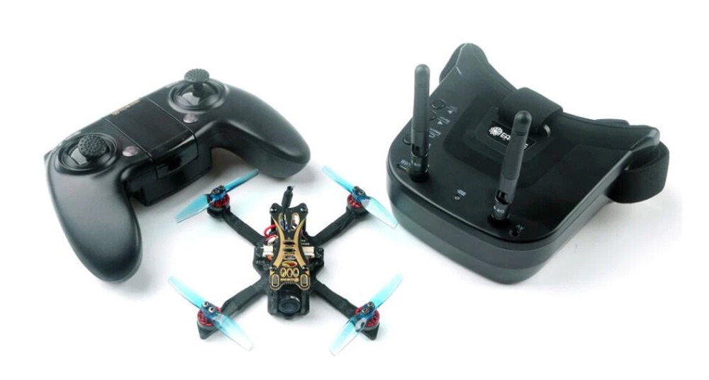 Eachine Novice II mit 120mm Frame und 1-2S Akkus FPV Drohnen Set
